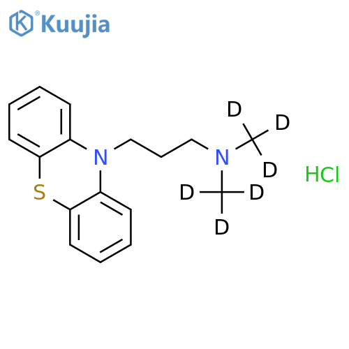 Promazine-d6 Hydrochloride structure