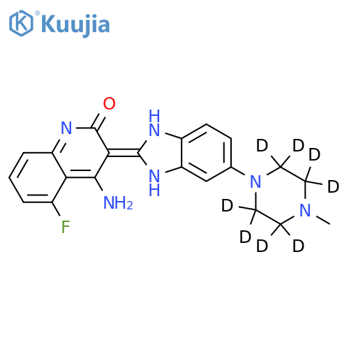 Dovitinib-d8 structure
