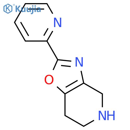 2-(Pyridin-2-yl)-4,5,6,7-tetrahydrooxazolo[4,5-c]pyridine structure