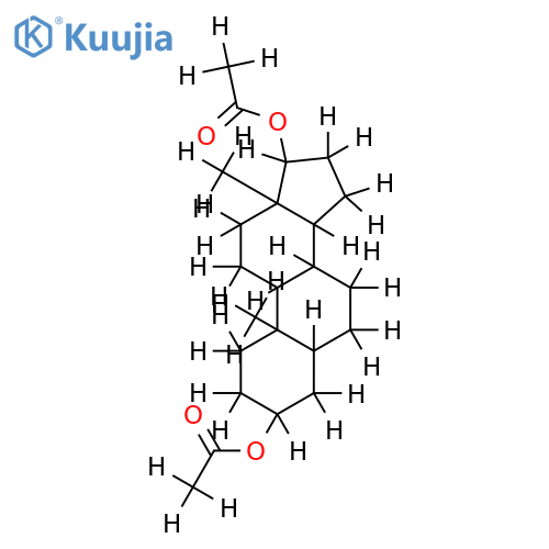 Di-Ac-(3alpha,5alpha,17beta)-Androstane-3,17-diol structure