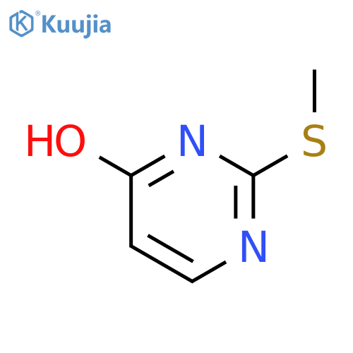 2-(Methylthio)pyrimidin-4-ol structure