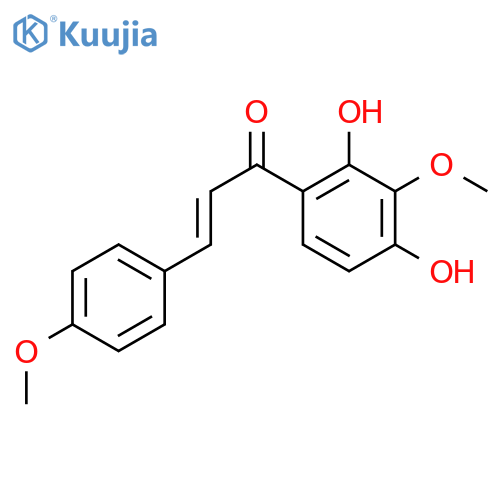 2-Propen-1-one,1-(2,4-dihydroxy-3-methoxyphenyl)-3-(4-methoxyphenyl)-, (2E)- structure