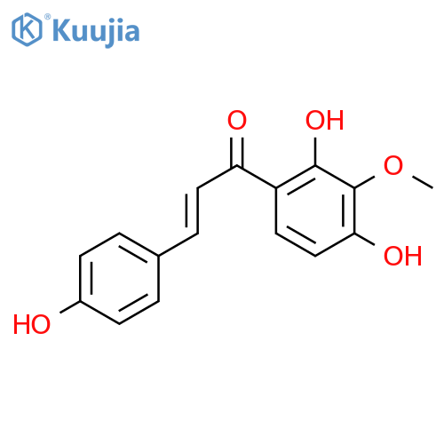 2-Propen-1-one,1-(2,4-dihydroxy-3-methoxyphenyl)-3-(4-hydroxyphenyl)-, (2E)- structure