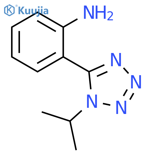 2-1-(Propan-2-yl)-1H-1,2,3,4-tetrazol-5-ylaniline structure