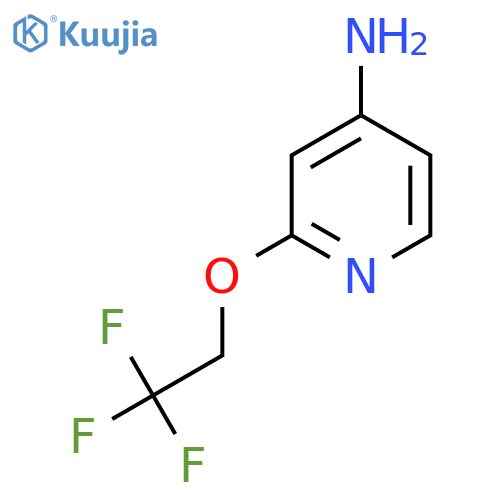 2-(2,2,2-Trifluoroethoxy)pyridin-4-amine structure