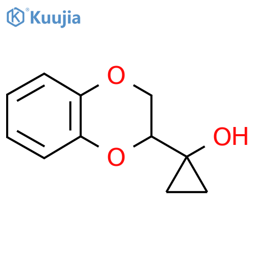 1-(2,3-Dihydro-1,4-benzodioxin-2-yl)cyclopropan-1-ol structure