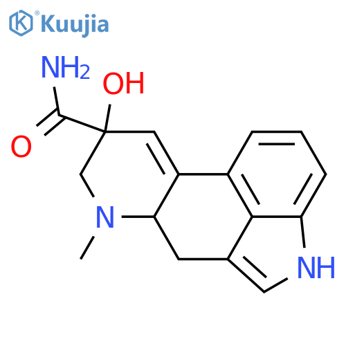 Lysergic acid; (+)-form, 8-Hydroxy, amide structure