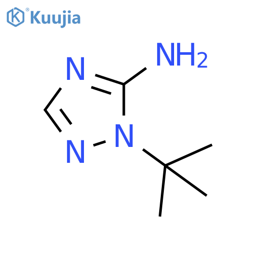 1-tert-butyl-1H-1,2,4-triazol-5-amine structure