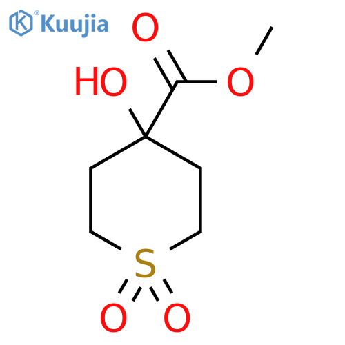 methyl 4-hydroxy-1,1-dioxo-1lambda6-thiane-4-carboxylate structure