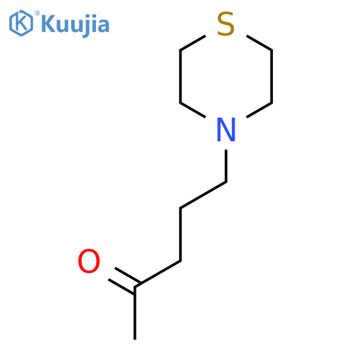 5-Thiomorpholin-4-ylpentan-2-one structure