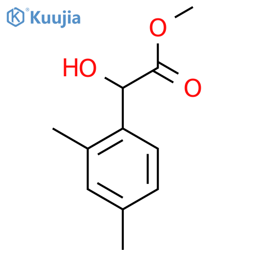 methyl 2-(2,4-dimethylphenyl)-2-hydroxyacetate structure