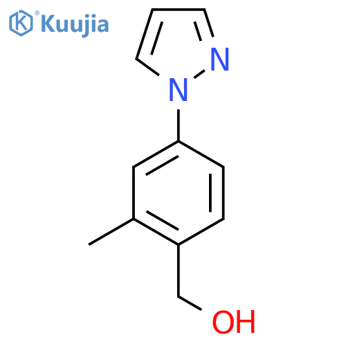 2-Methyl-4-(1H-pyrazol-1-yl)phenylmethanol structure