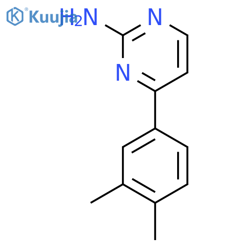 4-(3,4-Dimethylphenyl)pyrimidin-2-amine structure