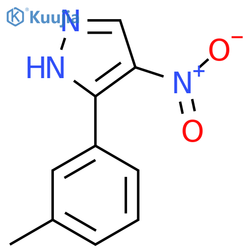 4-Nitro-3-(m-tolyl)-1H-pyrazole structure