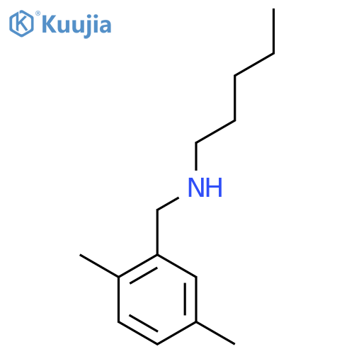 (2,5-dimethylphenyl)methyl(pentyl)amine structure