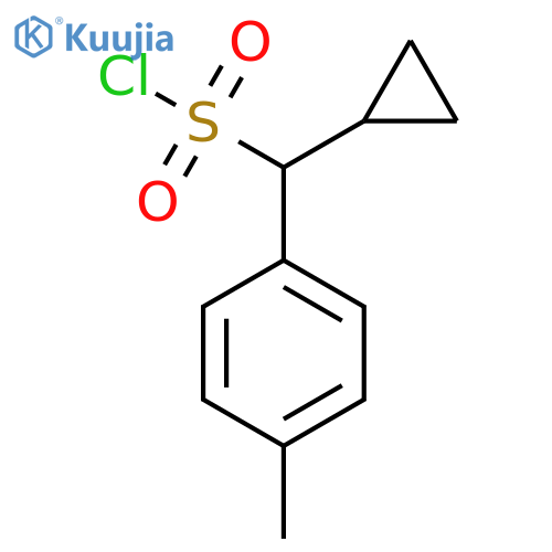 Benzenemethanesulfonyl chloride, α-cyclopropyl-4-methyl- structure