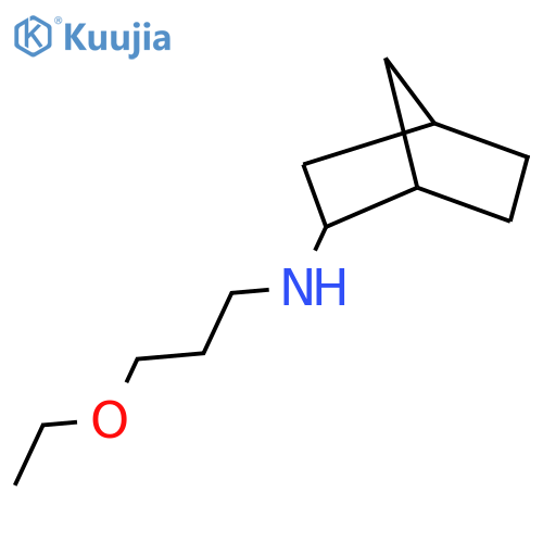 N-(3-ethoxypropyl)bicyclo[2.2.1]heptan-2-amine structure