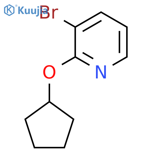 3-Bromo-2-(cyclopentyloxy)pyridine structure