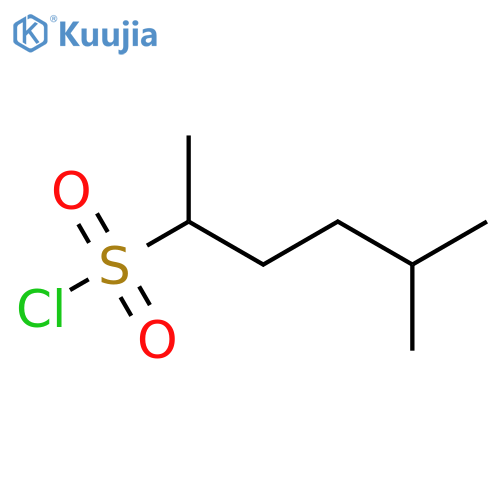 2-Hexanesulfonyl chloride, 5-methyl- structure