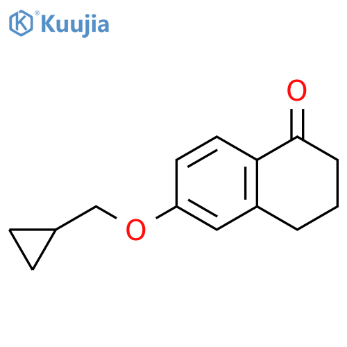 6-Cyclopropylmethoxy-3,4-dihydro-2H-naphthalen-1-one structure
