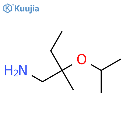 2-Methyl-2-(propan-2-yloxy)butan-1-amine structure