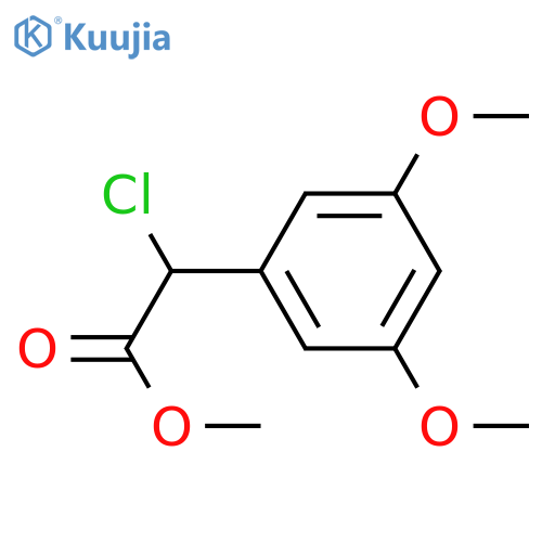 methyl 2-chloro-2-(3,5-dimethoxyphenyl)acetate structure
