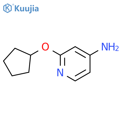 2-(cyclopentyloxy)pyridin-4-amine structure