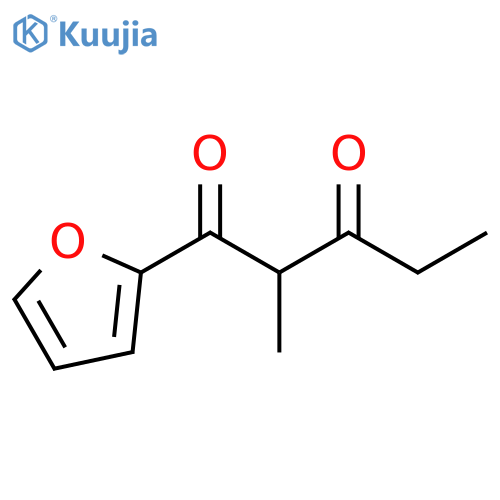1-(furan-2-yl)-2-methylpentane-1,3-dione structure
