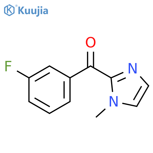 2-(3-fluorobenzoyl)-1-methyl-1H-imidazole structure