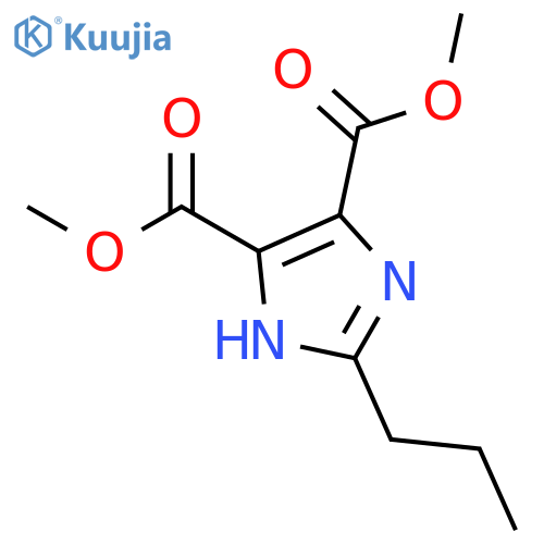 2-Propyl-4,5-imidazoledicarboxylic acid dimethyl ester structure