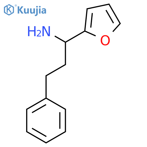 1-(furan-2-yl)-3-phenylpropan-1-amine structure