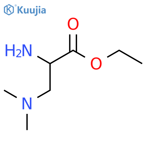 Ethyl 2-amino-3-(dimethylamino)propanoate structure