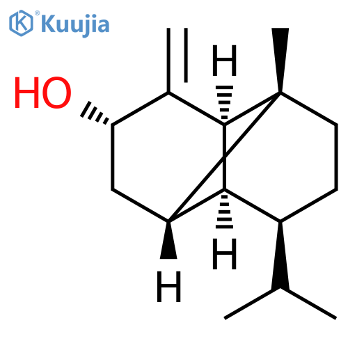 Tricyclo[4.4.0.02,7]decan-4-ol, 1-methyl-3-methylene-8-(1-methylethyl)-, (1R,2R,4S,6S,7S,8S)-rel- structure