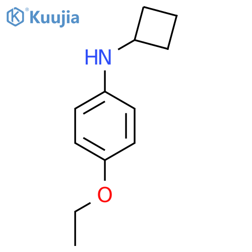 N-cyclobutyl-4-ethoxyaniline structure