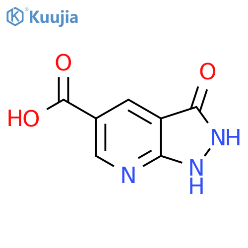 3-oxo-2H,3H,7H-pyrazolo3,4-bpyridine-5-carboxylic acid structure
