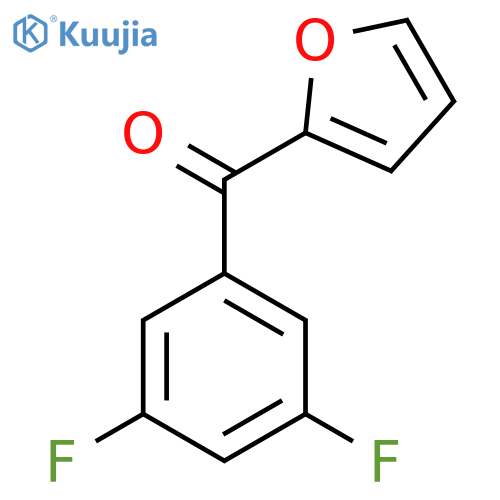 (3,5-Difluorophenyl)(furan-2-yl)methanone structure
