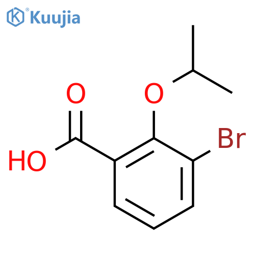 3-Bromo-2-isopropoxybenzoic acid structure