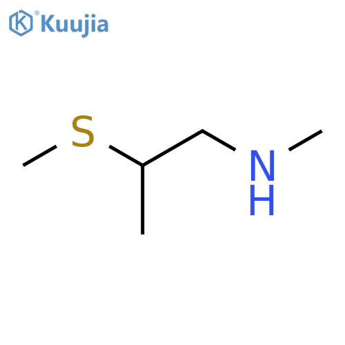 methyl2-(methylsulfanyl)propylamine structure