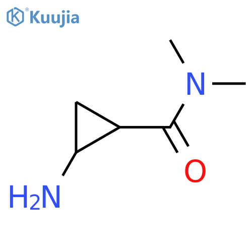 2-amino-N,N-dimethyl-cyclopropanecarboxamide structure