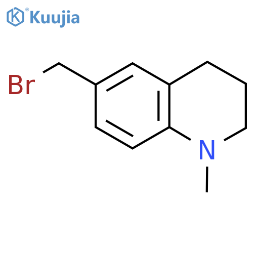 6-(Bromomethyl)-1-methyl-1,2,3,4-tetrahydroquinoline structure