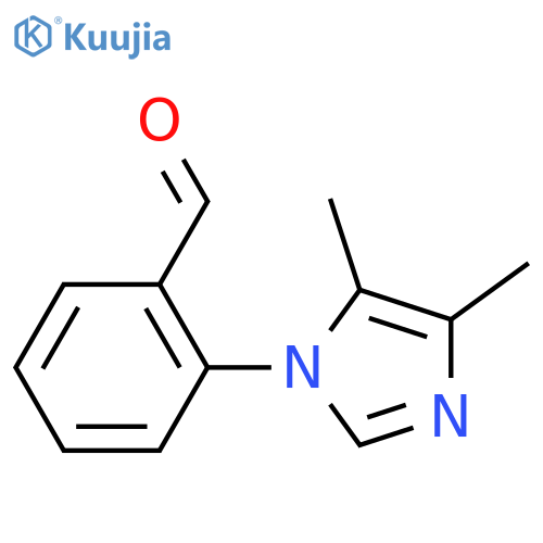2-(4,5-Dimethyl-1h-imidazol-1-yl)benzaldehyde structure