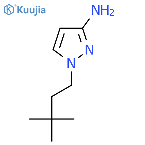 1-(3,3-Dimethylbutyl)-1h-pyrazol-3-amine structure