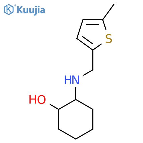 2-{[(5-methylthiophen-2-yl)methyl]amino}cyclohexan-1-ol structure