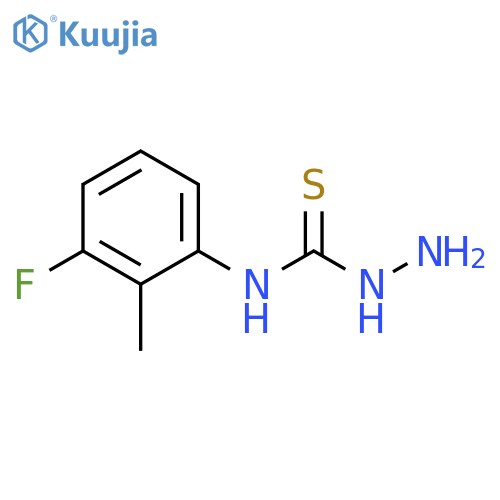 4-(3-Fluoro-2-methylphenyl)thiosemicarbazide structure