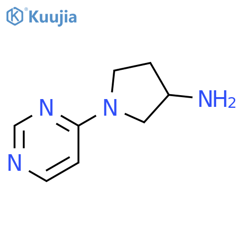 1-(pyrimidin-4-yl)pyrrolidin-3-amine structure