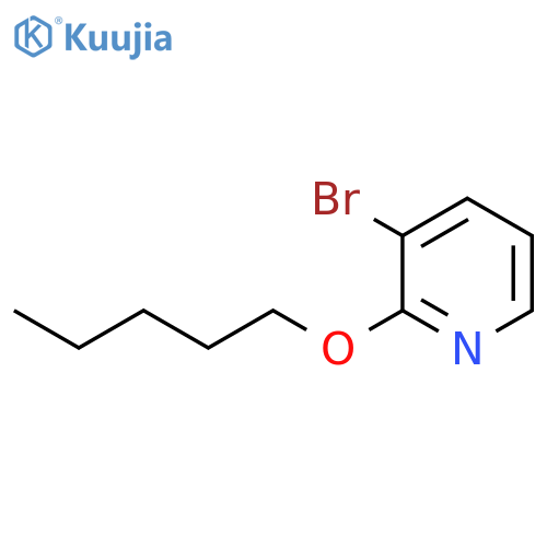 3-bromo-2-(pentyloxy)pyridine structure