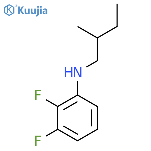 2,3-difluoro-N-(2-methylbutyl)aniline structure
