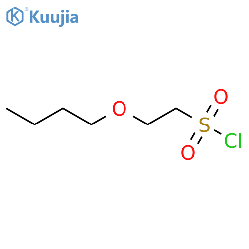 2-butoxyethane-1-sulfonyl chloride structure