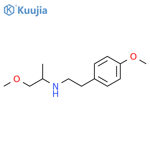 [2-(4-methoxyphenyl)ethyl](1-methoxypropan-2-yl)amine structure