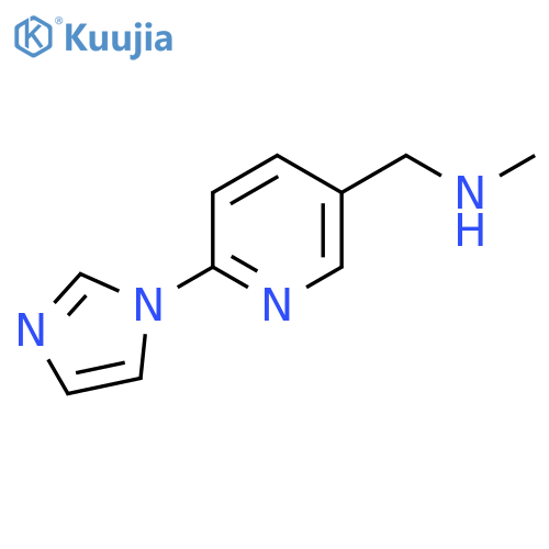 N-{[6-(1H-Imidazol-1-yl)pyridin-3-yl]methyl}-N-methylamine structure